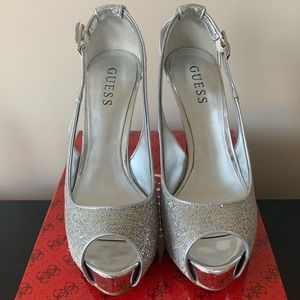 Guess Silver Heels 7.5M
